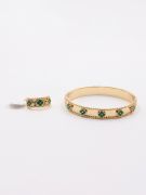 Colorful Van Cleef Bangles bracelet and ring-1