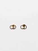 small gold dior earring-1
