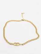 Dior soft gold necklace-1