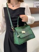 green satchel bag for women-1