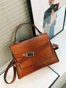 Brown satchel bag for women-1