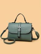 green satchel bag-1