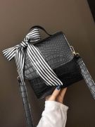 Black bag with elegant strip-3