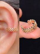 Metal clip earring-23