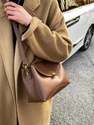 Brown satchel bag-2