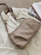 Medium beige shoulder bag-2