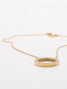 Round gold Cartier necklace-2