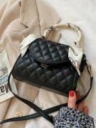 Leather middle bag for women-2