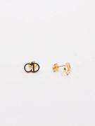 small gold dior earring-2