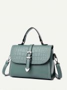 green satchel bag-2