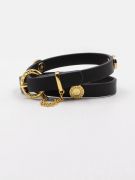 Bvlgari leather bracelet, two layers-2
