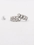 Stainless steel metal chain ring-3