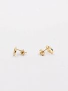small gold dior earring-3
