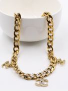 Chanel chain chain necklace-3