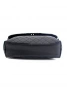 Black leather briefcase-2