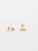 small gold dior earring-4