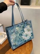 Sky blue handbag and shoulder-4