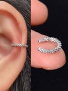 Metal clip earring-4