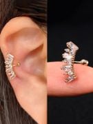cubic zirconia earring-4