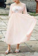 The dress is soft pink-4