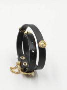 Bvlgari leather bracelet, two layers-4