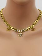 Chanel chain chain necklace-4