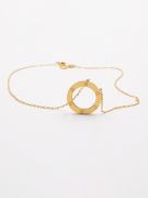 Round gold Cartier necklace-4