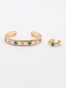 Tory Burch colored bracelet and ring-4