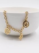 Christian Dior gold bracelet-4