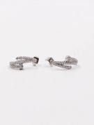Cartier cubic zirconia stud earrings-5