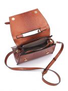 Brown satchel bag for women-6