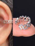 Metal clip earring-6