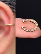 Metal clip earring-8