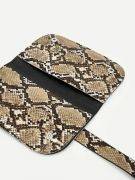 Snake leather bag with waist belt-11