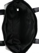 Elegant black leather handbag-7