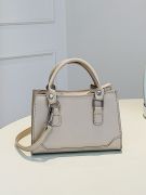 Small beige leather bag-1