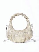 Silver and gold crystal evening bag-3
