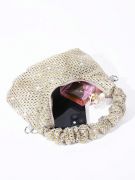 Silver and gold crystal evening bag-7