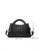 Elegant medium leather handbag-3
