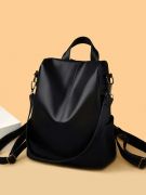 Fashionable black backpacks for women-1