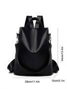 Fashionable black backpacks for women-3