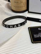 Chanel black edition logo bracelet-5