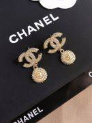 Chanel Logo Pendant Earring-7