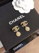 Chanel Logo Pendant Earring-8