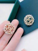 Chanel middle round earring-1