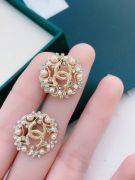 Chanel middle round earring-4