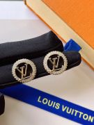 Louis Vuitton Zircon Curve Logo Earring-2