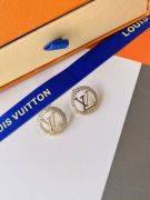 Louis Vuitton Zircon Curve Logo Earring-4