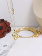 Cartier Circle Logo Necklace-8