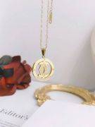 Cartier Circle Logo Necklace-9